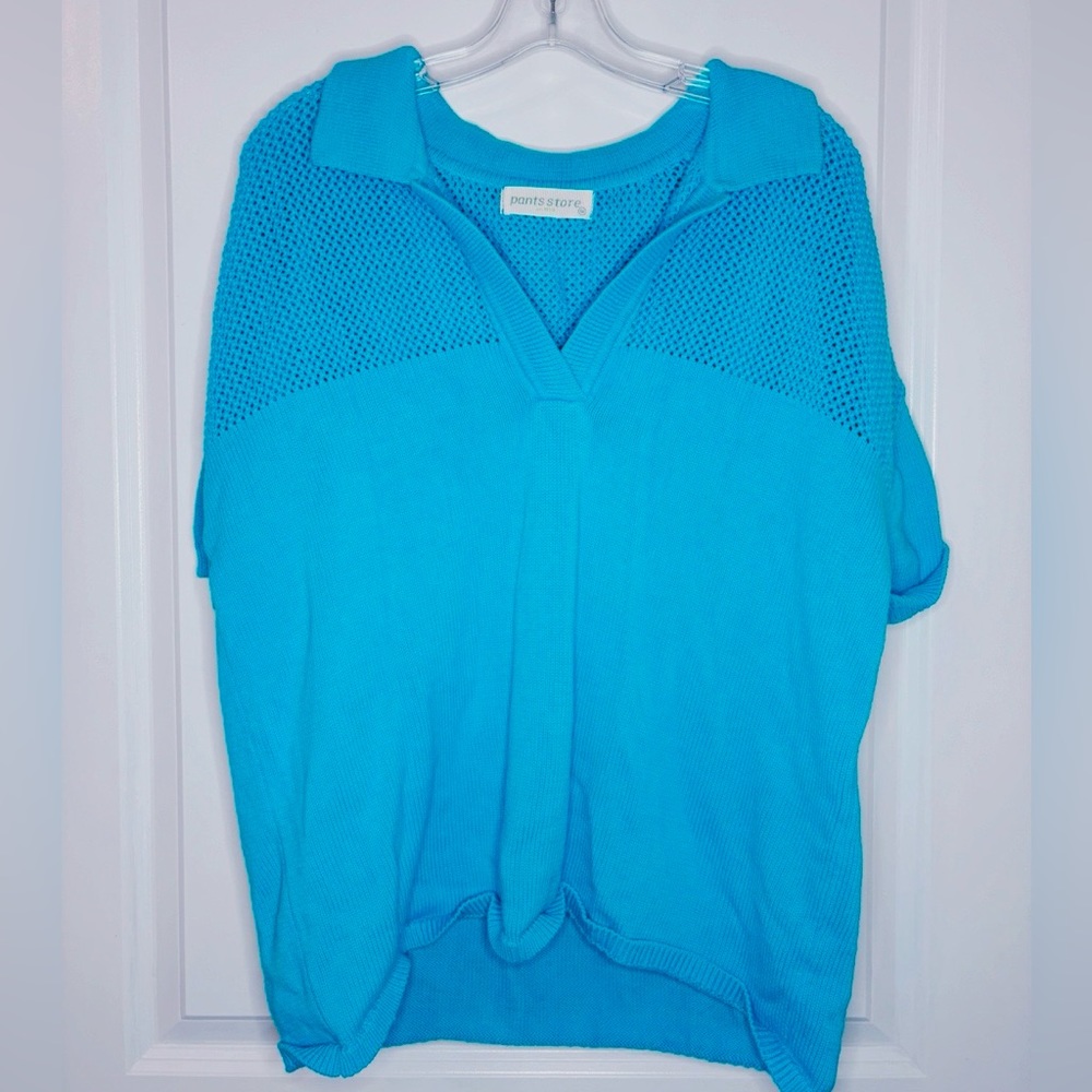 Pants Store Blue Top